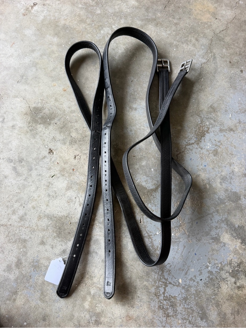 Ovation 60" English stirrup leathers black
